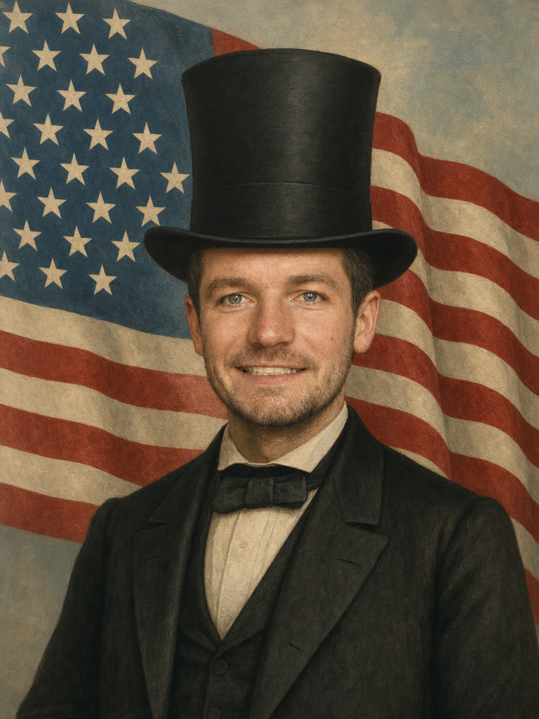 The Lincoln-esque Statesman none portrait