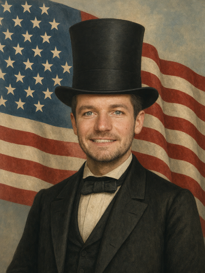 The Lincoln-esque Statesman none portrait