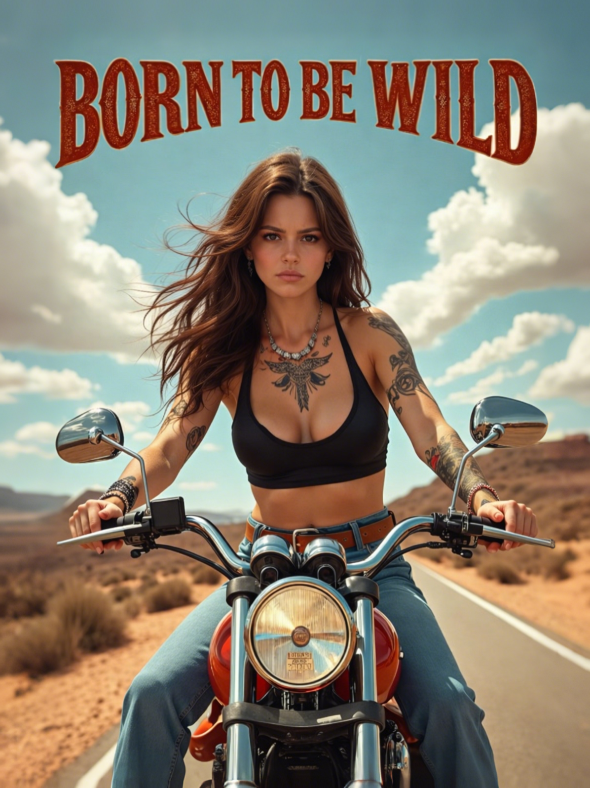 The Born to Be Wild Biker female portrait