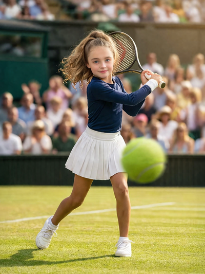 The Tennis Champion girl portrait