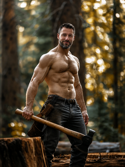 The Lumberjack Heartthrob male portrait