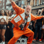 The Breakdancing Grandpa male portrait