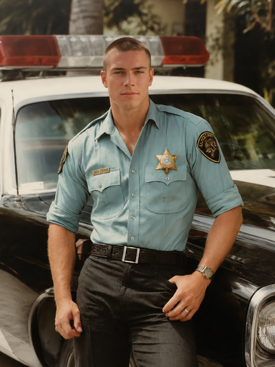 The 1970s TV Cop none portrait