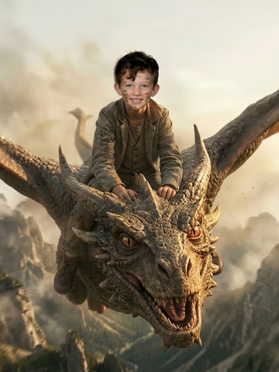 The Dragon Rider boy portrait