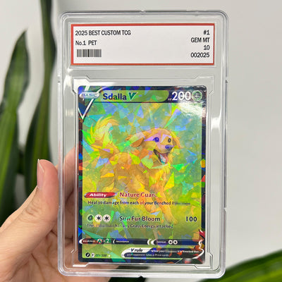 Personalized Pet Anime Art Trading V Card