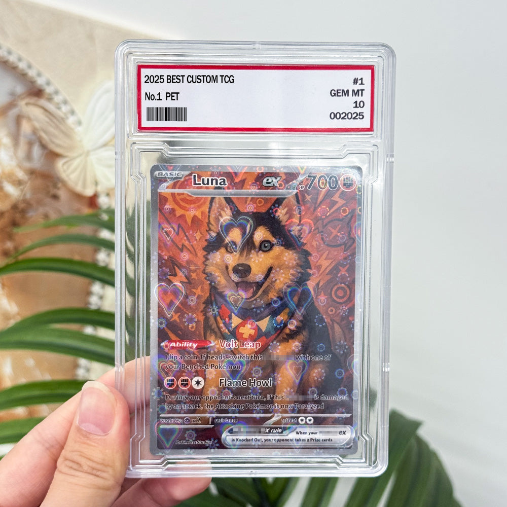 Personalized Pet Anime Art Trading EX Card