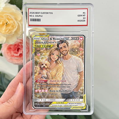 Personalized Couple Anime Art Trading GX TAG TEAM Card